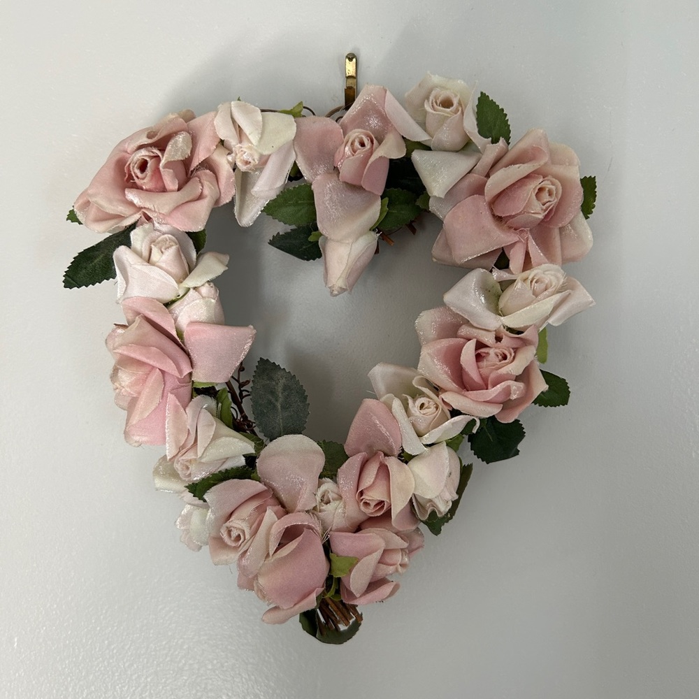 Heart Shape Wreath with Roses